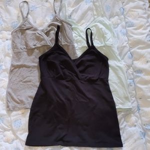 5 maternity nursing tanks bundle